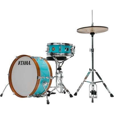 Tama LJK28S-AQB Club Jam Mini Aqua Blue 2-delige shellset Tama LJK28S-AQB Club Jam Mini Aqua Blue 2-delige shellset