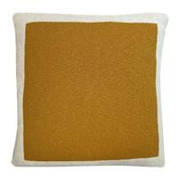 Malagoon Solid Gebreide Poster Sierkussen 50 x 50 cm - Sunset Yellow - thumbnail