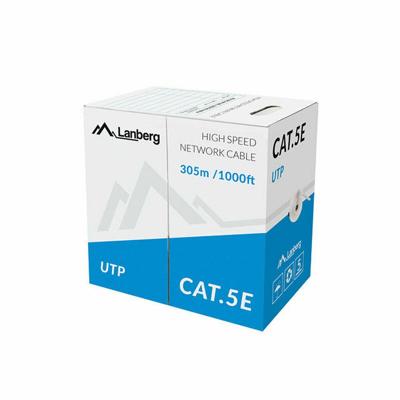 lanberg Coil Cat.5e UTP 305m Solid Black CCA