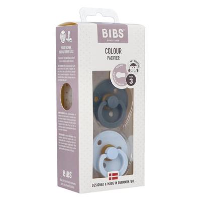 BIBS Fopspeen 18+ Maanden Iron/Baby Blue