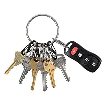 NITE Ize NI-BRG-M1-R3 BigRing 8 S-Biner Sleutelring Zwart, Zilver 1 stuk(s)