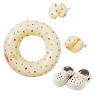 Heless Poppen zwemset hartjesconfetti, 35-45 cm - thumbnail