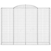 Schanskorven 9 st gewelfd 300x50x220/240 cm ijzer - thumbnail