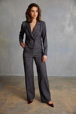 Helena Hart Blazer Dewi Lano Tweed 7646twe Blazers Wine