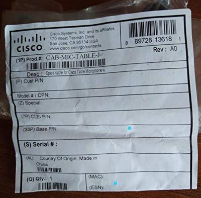 Cisco Spare Cable for Table