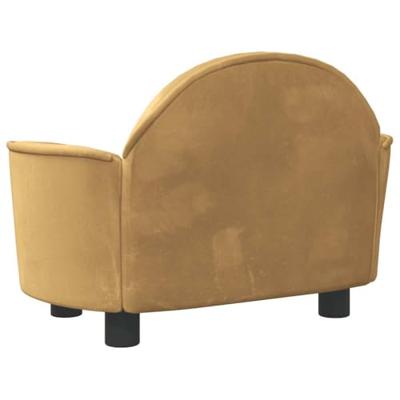 VidaXL Hondenmand 66x40x45 cm fluweel bruin VidaXL Hondenmand 66x40x45 cm fluweel bruin