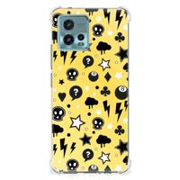 Extreme Case otorola Moto G72 Punk Geel - thumbnail