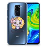 Silicone Back Case Xiaomi Redmi Note9 Boho Skull - thumbnail