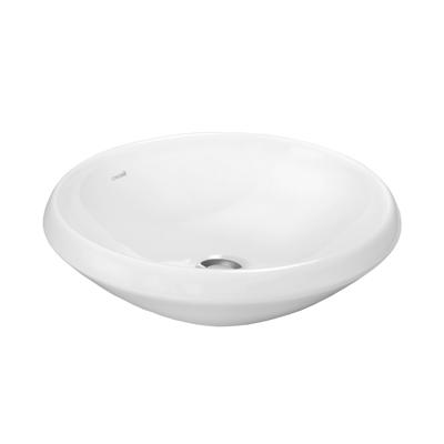 Waskom Aquasplash Lavaq Opbouw Wastafel Rond 45 cm Glans Wit Aquasplash