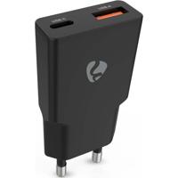 Nedis USB 20W/18W dubbele wandlader met Quick Charge 3.0 A - thumbnail