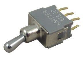 Knitter-Switch ATE 2D Tuimelschakelaar 48 V DC/AC 0.05 A 2x aan/aan Continu 1 stuk(s)