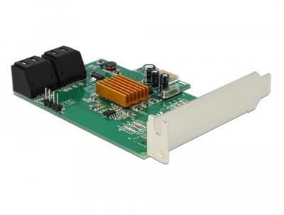 DeLOCK 4-poorts SATA PCIe-kaart adapter
