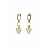 Dames oorbellen Guess JUBE03236JWYGRHT-U Roestvrij staal 2 cm - thumbnail