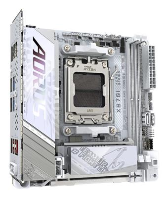 Gigabyte X870I AORUS PRO ICE Moederbord Socket AMD AM5 Vormfactor Mini-ATX Moederbord chipset AMD® X870 - thumbnail