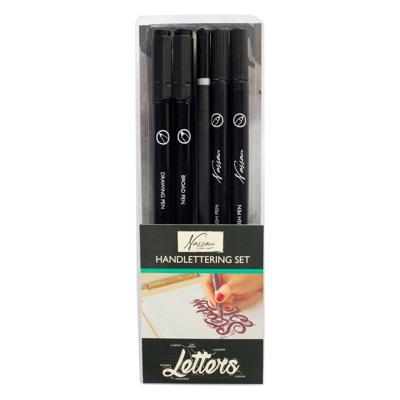 Creative Craft Group Nassau handlettering set, 5st.
