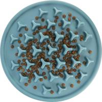 TRIXIE VOERMAT SLOWFEEDING PILLARS TPE BLAUW 35X35 CM - thumbnail