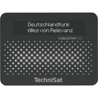 TechniSat CABLESTAR 100 - digitale radioprogramma's (voor ongecodeerde digitale radioprogramma's via kabelnet, voor het uitbreiden van een bestaand systeem, zonder boxen)12.00 x 9.00 x 5.70 cm, Zwart - thumbnail