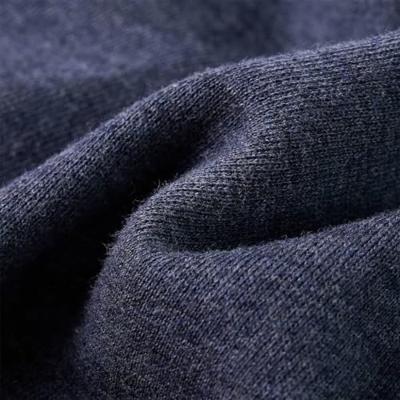 VidaXL Kindervest met capuchon en rits 92 gemêleerd donkerblauw