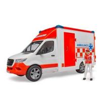 Bruder Mercedes Benz Sprinter Ambulance met Chauffeur - thumbnail