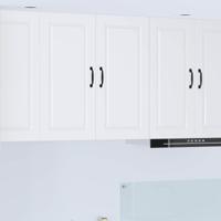 Keukenkast met plank Wit 80 x 31 x 80 cm Bewerkt hout - thumbnail