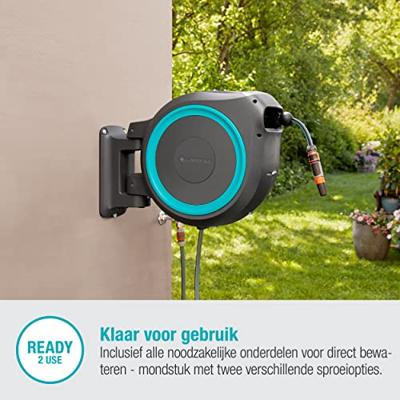 Gardena Wandslangenbox RollUp M/L 25m - thumbnail