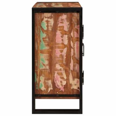 Nachtkastje Multikleur 38 x 33 x 58 cm massief gerecycled hout