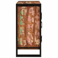 Nachtkastje Multikleur 38 x 33 x 58 cm massief gerecycled hout - thumbnail