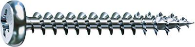 Spax spaanplaatschroef vz ck 5.0x80mm pz2