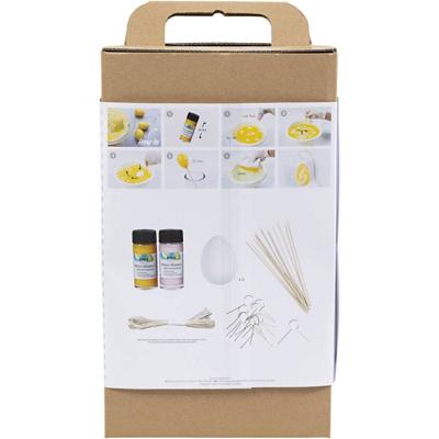 Creativ Company Hobbyset marmer, roze, geel, 1 doos