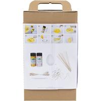 Creativ Company Hobbyset marmer, roze, geel, 1 doos - thumbnail