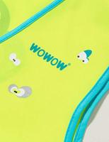 Wowow Reflectievest kids crazy monster maat l geel - thumbnail