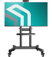 ONKRON TS1891-B Mobiele kantelbare standaard voor tv's van 50“- 90”, max. 100 kg, zwart - thumbnail
