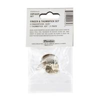 Dunlop 33P020 Nickel Silver Finger & Thumbpicks set vinger- en duimplectrums, 0.020-0.025 inch - thumbnail