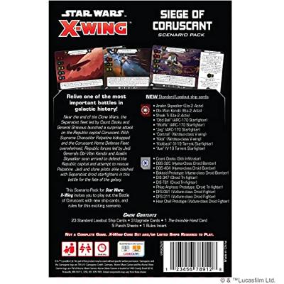 Star Wars: X-Wing Second Edition - Siege of Coruscant Scenario Pack