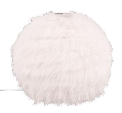 Trio Stoffen tafellampFurry crème Ø 30cm - R51581001