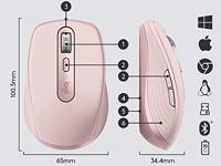 Logitech - MX Anywhere 3 - Rose - thumbnail