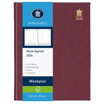 Agenda 2026 ryam weekplan mundior 7d/2p bordeaux
