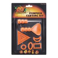 Funny Fashion 54895 uitsnijset voor pompoen 9-delig - thumbnail