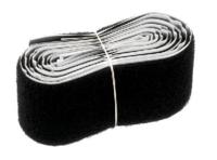 Monacor CS-5100/SW Klittenband (l x b) 100 cm x 5 cm Zwart 1 m - thumbnail