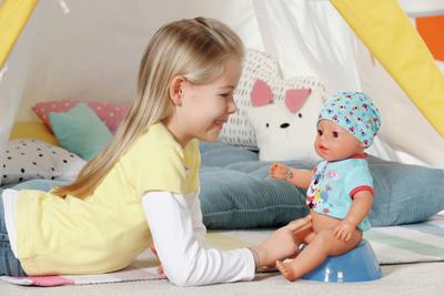 Baby Born Magic Boy-pop 43 cm - Zapf Creation - Ogen die open en dicht kunnen - Accessoires inbegrepen Baby Born Magic Boy-pop 43 cm - Zapf Creation - Ogen die open en dicht kunnen - Accessoires inbegrepen