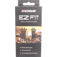 Edge telefoonhouder ez fit 360° siliconen zwart - thumbnail