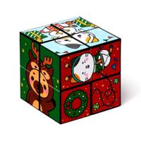 Kerstmis Adoramals Puzzel Kubus Speelgoed - thumbnail