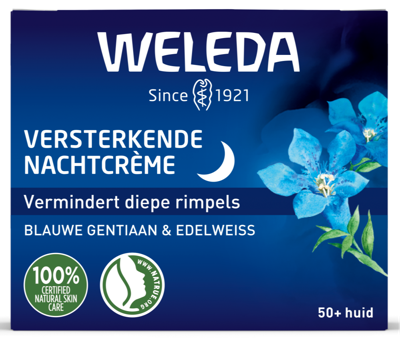 Weleda Blauwe gentiaan&edelweiss versterkende nachtcreme 40 Milliliter