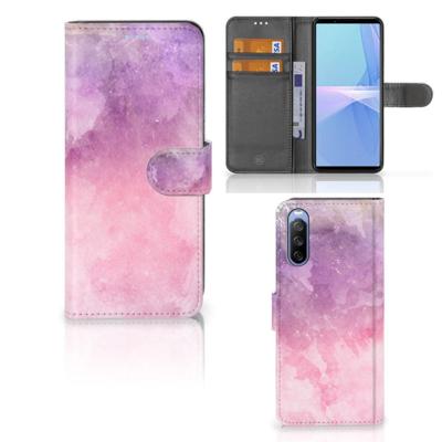 Hoesje Sony Xperia 10 III Pink Purple Paint Hoesje Sony Xperia 10 III Pink Purple Paint