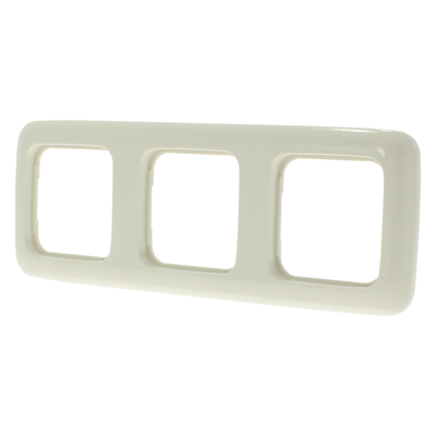 Busch-Jaeger Reflex Afdekraam | Inbouw | 3-voudig | Polarwit - 66.001.23