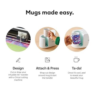 Cricut Ceramic Mug Blank Mok Wit