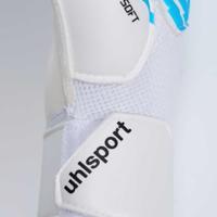 Uhlsport FM Cybertec Starter Soft Keepershandschoenen Wit Felblauw Zwart - thumbnail