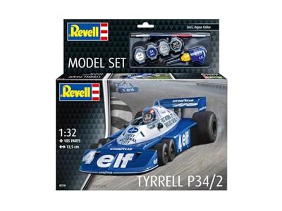 Revell modelbouwpakket - tyrrel p34/2 1:32 - 105dlg. - incl. basiskleuren verf