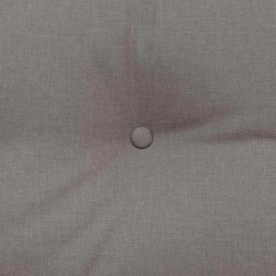 VidaXL Rugkussen taupe 140 x 24 x 50 cm stof