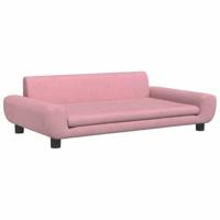VidaXL Hondenmand 100x54x33 cm fluweel roze - thumbnail